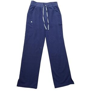 FIGS Kade Scrub Pants Mens M Blue Technical Collection Drawstring